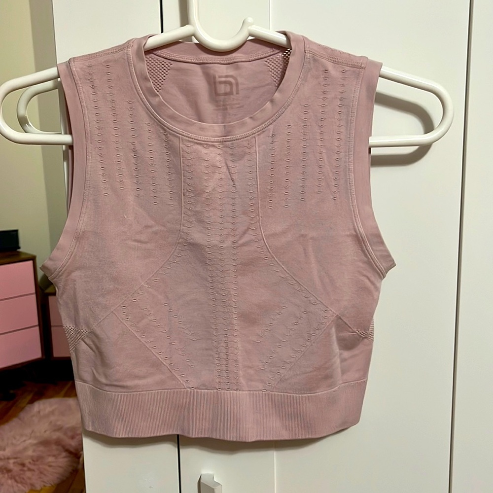 Pink blush crop top